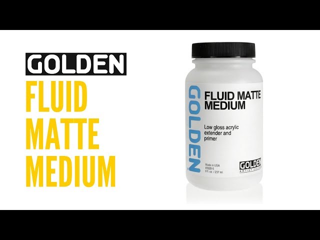 Golden Fluid Matte Medium 16 oz.