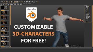 Generate custom Characters with MakeHuman! (& Blender Import) screenshot 3