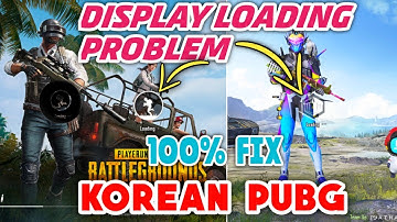 KR Pubg Dispaly Loading Problem FiX 100% Warking Trick | Game Is Not Starting After Update