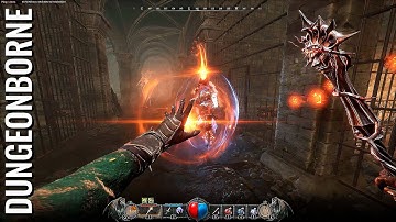 PYROMANCER Annihilation with Fireballs - Dungeonborne Pyromancer PVP Gameplay