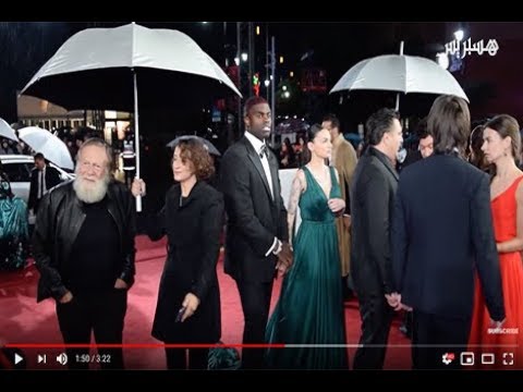 رغم تساقط الأمطار استمرار توافد نجوم السينما على البساط الأحمر لمهرجان الفيلم بمراكش