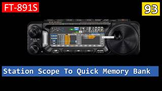 FT-891S No.93 - Send Stations To The Rig QMB - C# WPF - David G7UIV