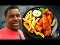 GREAT FOOD || Fish and Chips!!!  || A Classic British Meal Experienced by Americans