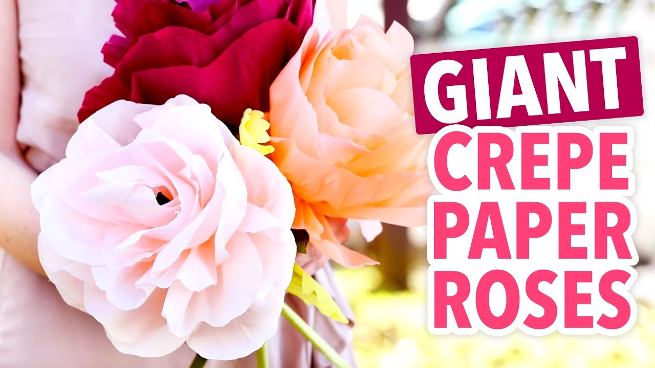 Crepe Paper Decoration Ideas How to Make Crepe Paper Flowers 