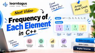 Frequency of Each Element in an Array | C++ | Coding Problem