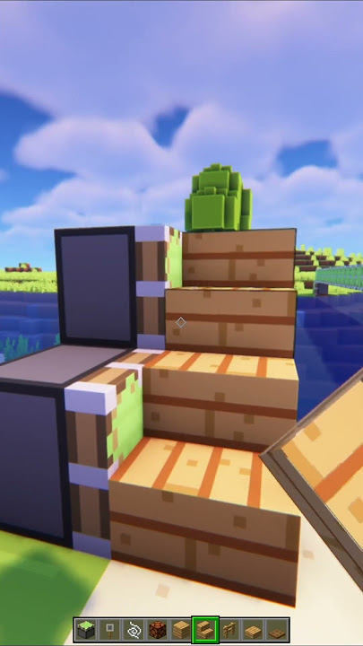CARA MEMBUAT JEMBATAN OTOMATIS YANG KEREN DI MINECRAFT