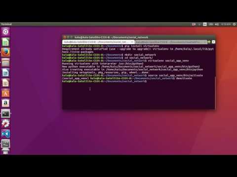 安装 Virtualenv 和 Django (Installing Virtual Environment & Django)