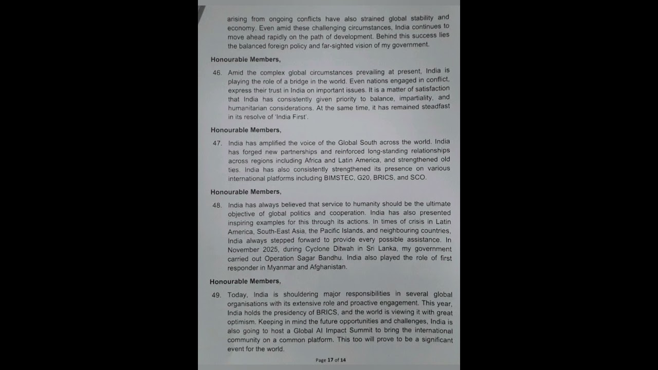 100 WPM | President Address - Parliament of India (6) | English Shorthand | #shorthand