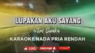 Lupakan aku sayang karaoke - Tri Suaka Karaoke - Nada Rendah Pria