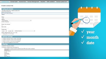 LeadDesk Tutorials - Part 4 - How to Create a Contact List