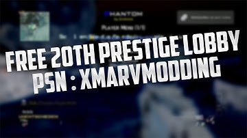 [MW3/PS3] FREE 20TH PRESTIGE LOBBY