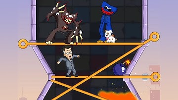 Huggee Time Pin Puzzle New Gameplay Pull The Pin Mobile Game