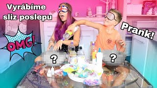 We make slime blindfolded / slime was everywhere