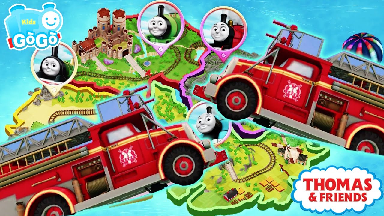 Flynn The Red Tank Engine + Thomas Vs All Diamond Racers Unlocked! Thomas and Friends: GoGo Thomas
