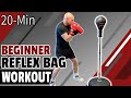 20 min beginner reflex bag workout  outshock punching ball  boxing ready