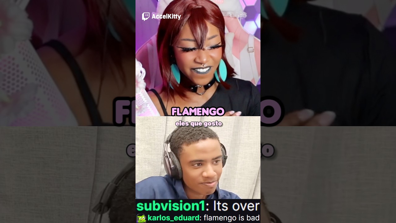 I’m a Flamenguista 😝 #funnystreammoments #twitchclips #brazil #portuguese #streamergirl #clips