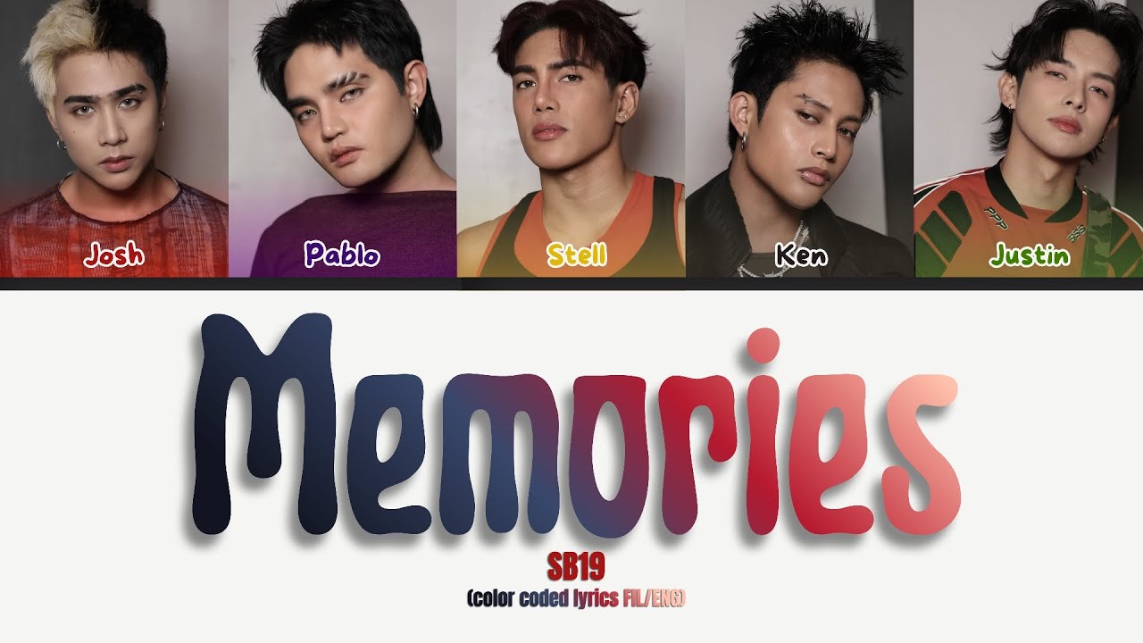 [FIL/ENG] SB19 'Memories' Color Coded Lyrics - YouTube