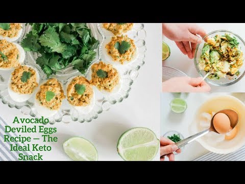 Avocado Deviled Eggs Recipe — The Ideal Keto Snack