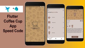 flutter Coffee Cup App | Speed Code