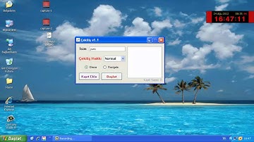 -Çekiliş v1.1- adlı programın kullanışı