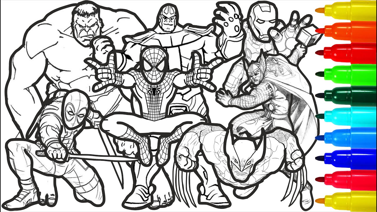Avengers Assault Coloring Pages