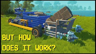 Scrap Mechanic Stone Mining Super Machine - Explained //AW'S Scrappy Adventures