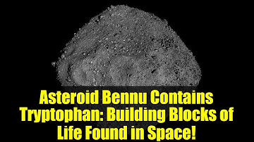 Asteroid Bennu Contains Tryptophan: Building Blocks of Life Found in Space!