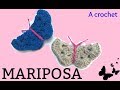 🦋Como tejer Mariposa a Crochet🦋/ Ganchillo/Crochet Butterfly