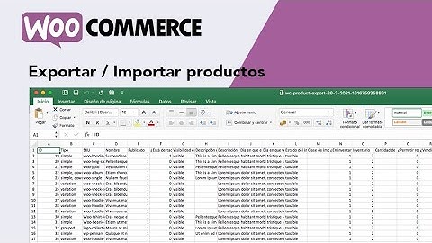 Exportar / Importar productos #CSV Woocommerce