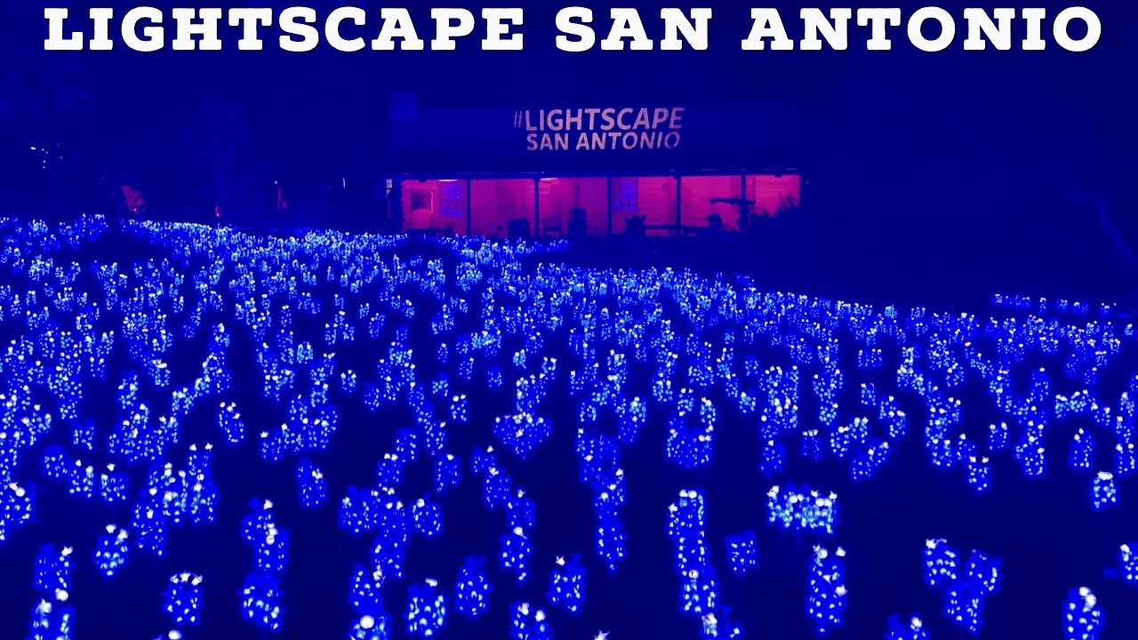 Lightscape San Antonio Botanical Garden || Walking Around San Antonio ...