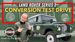 Test driving the converted Land Rover series 3