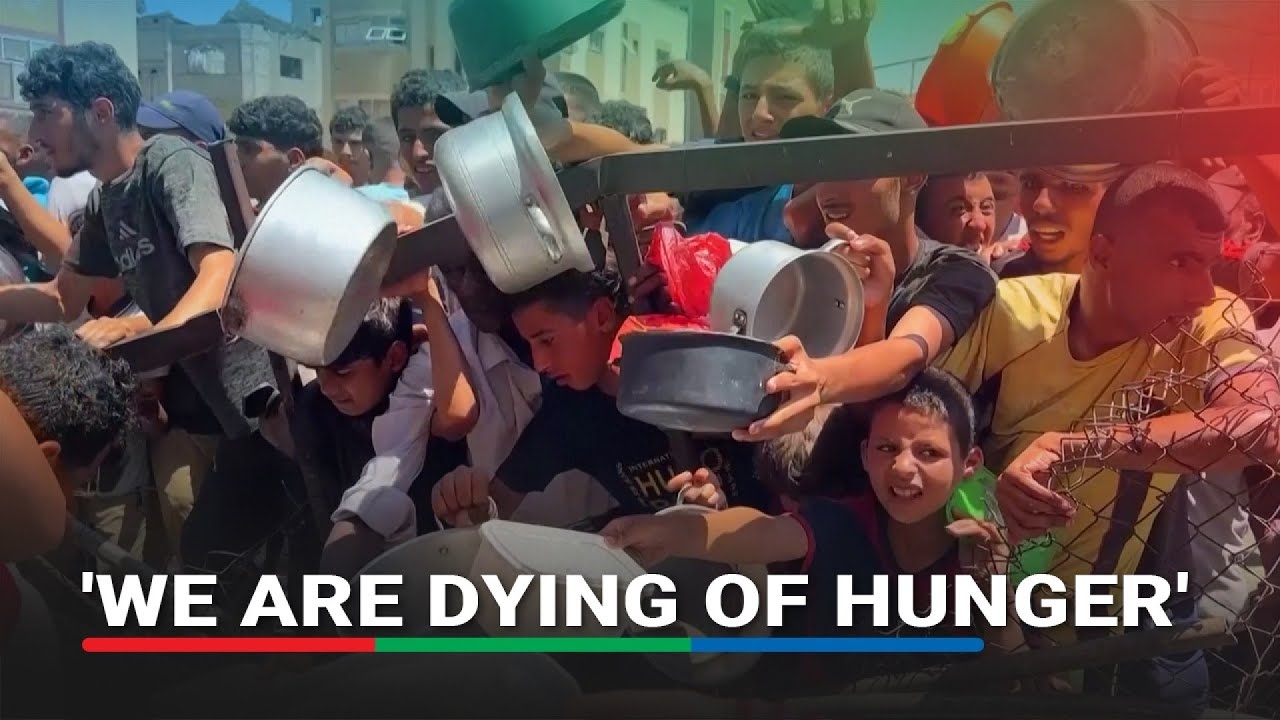Palestinians eat meagre soup rations in Gaza camp as hunger worsens ...