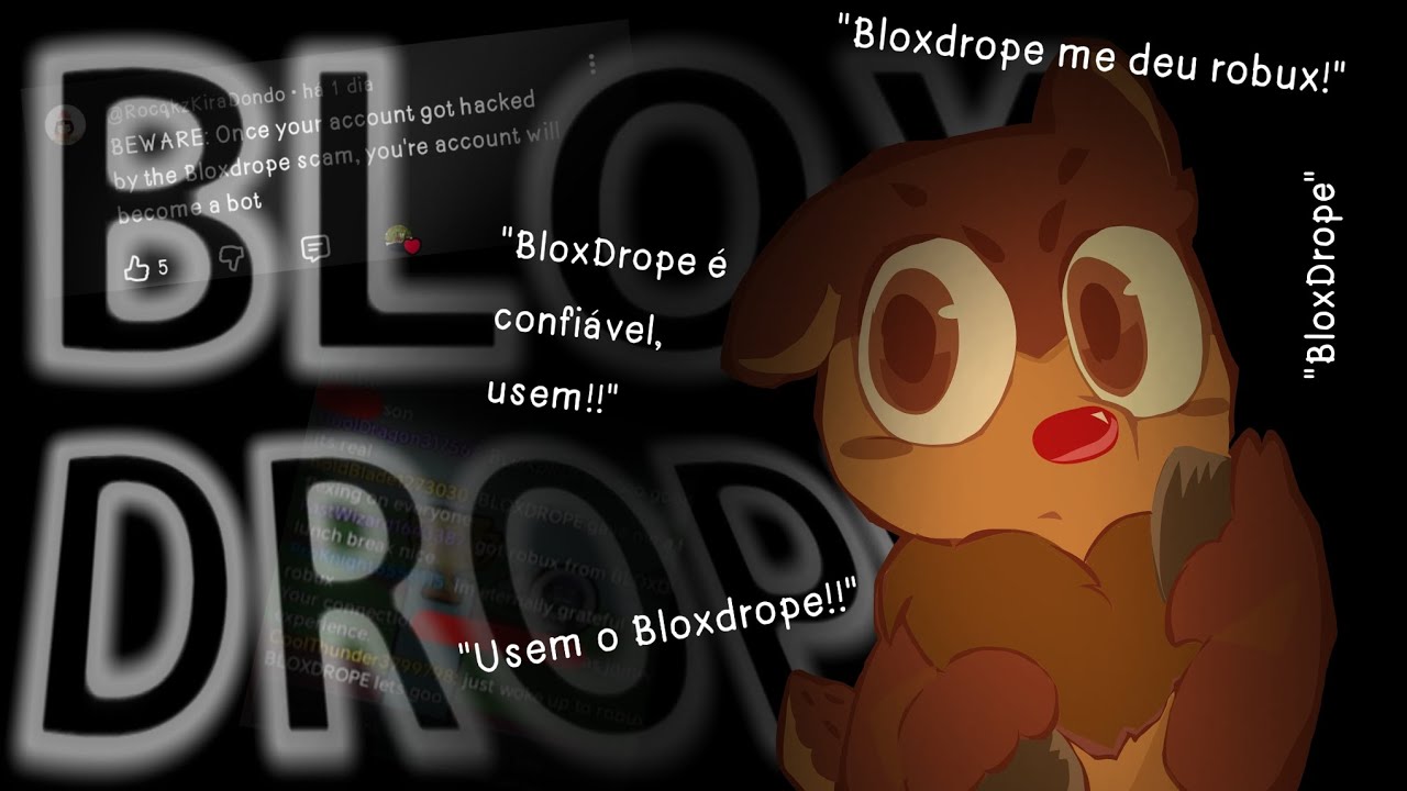 O que é o BLOXDROPE? Novo scam do ROBLOX [[VIDEO CURTO]] - YouTube