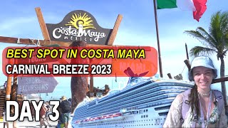 BEST SPOT To Go in Costa Maya’s Port | Costa Maya Port Tour