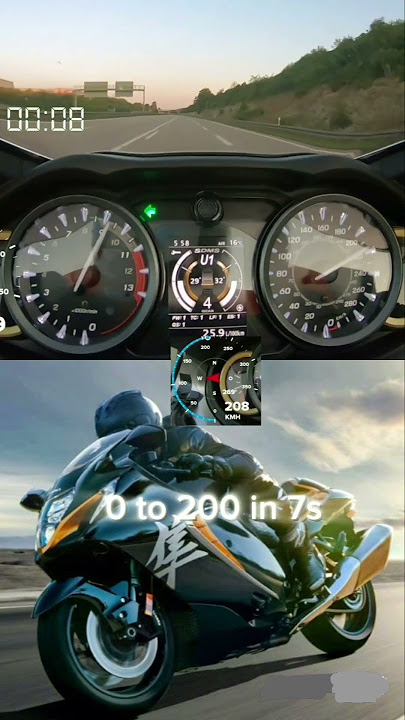 Suzuki Hayabusa 2023 Top Speed 0 to 290😍😍