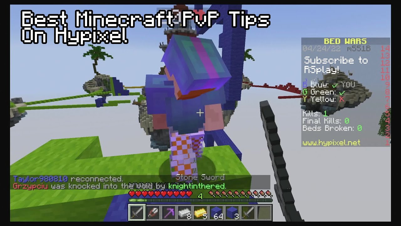 BEST TIPS ON MINECRAFT HYPIXEL!!! [1.18.2 Edition] - YouTube