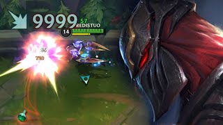 Wild Rift ZED Mid Lane Gameplay in Season 13 (Build & Runes)