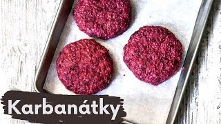 Zdravé karbanátky z červené řepy pečené v troubě bez vajec a bez masa | vegan