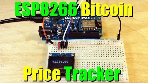 ESP8266 Bitcoin price tracker & Giveaway Winner
