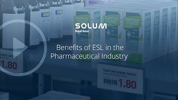 What are the Benefits of Electronic Shelf Labels to the Pharmaceutical Industry | SOLUM Retail Focus