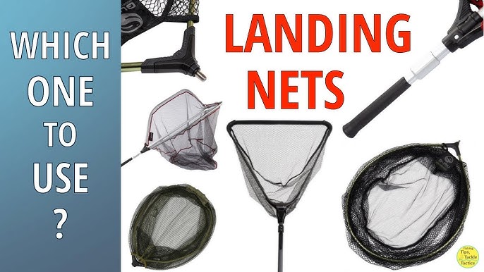 HTO Tele Landing Net Handle and Folding Net Head 