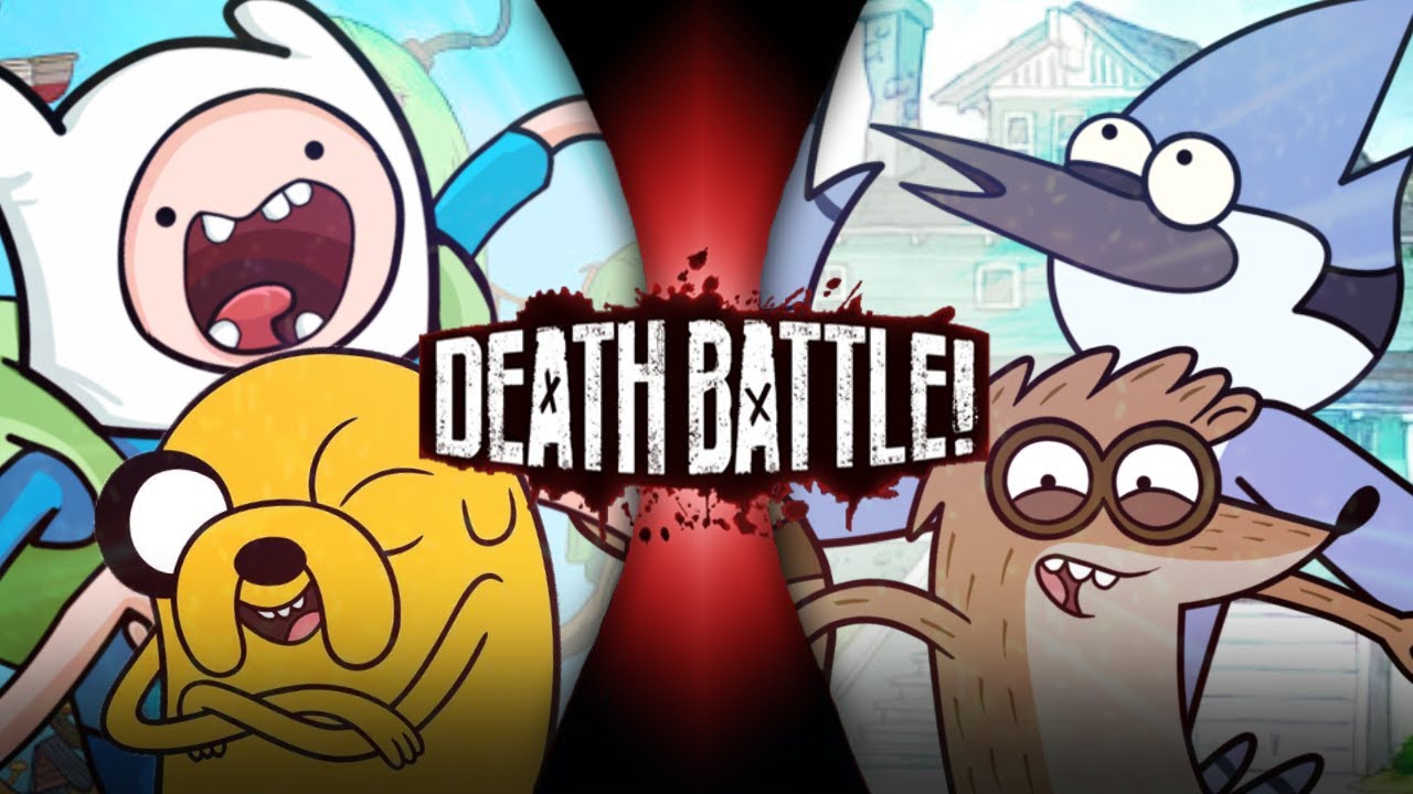 fan-made-death-battle-trailer-finn-jake-vs-mordecai-rigby