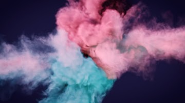 Smoke 3d simulation in Blender Cycles