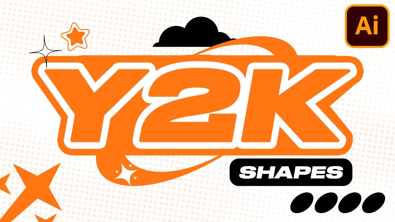 How to Create Y2K Logos, Shapes & Vectors! - Adobe Illustrator CC Tutorial