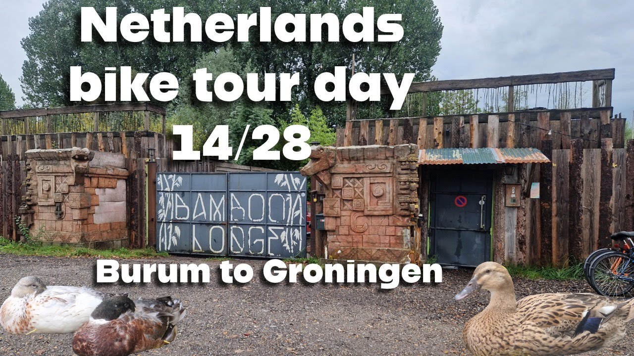 Day 14 of my 28 day bike tour around the Netherlands,  Burum to Groningen