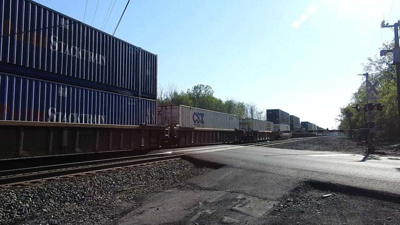 CSX Train Q018 With CSXT #602 "Spirit of Maryland" Through North Chili ...