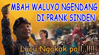 KOCAK!!! Mbah Waluyo Ngendang Di PRANK Wargo laras - Sinden Ki Seno Kepingkel Pingkel