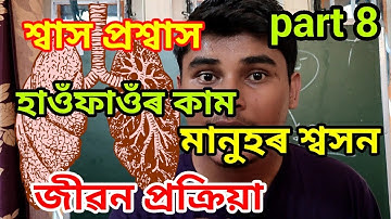 HSLC science chapter 6 (part 8) জীৱন প্ৰক্ৰিয়া ( Life proccess ) video lecture in  Assamese class 10