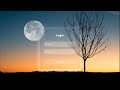 Glassmorphism Login Form Using HTML & CSS | Modern UI Design