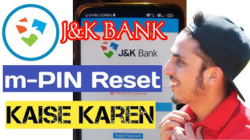 J&K Bank mPay Delight Plus MPIN Reset Kaise Kare || How to Reset MPIN in J&K Bank mPay Delight Plus